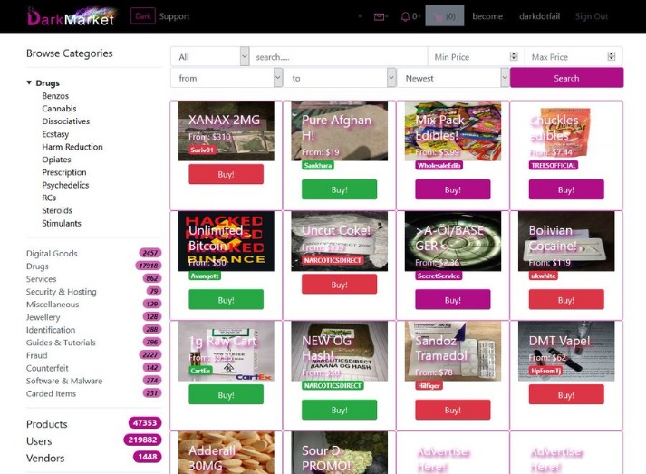 darknet market alternatives