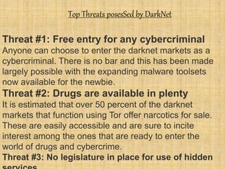 are there any active darknet markets