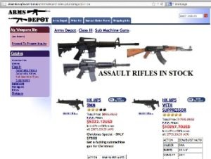 Darknet Guns Market